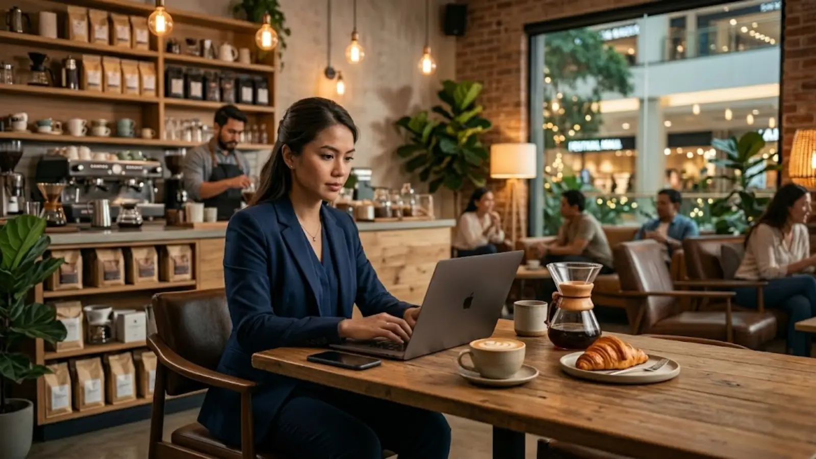 Coffee Shop in Festival Mall Banner