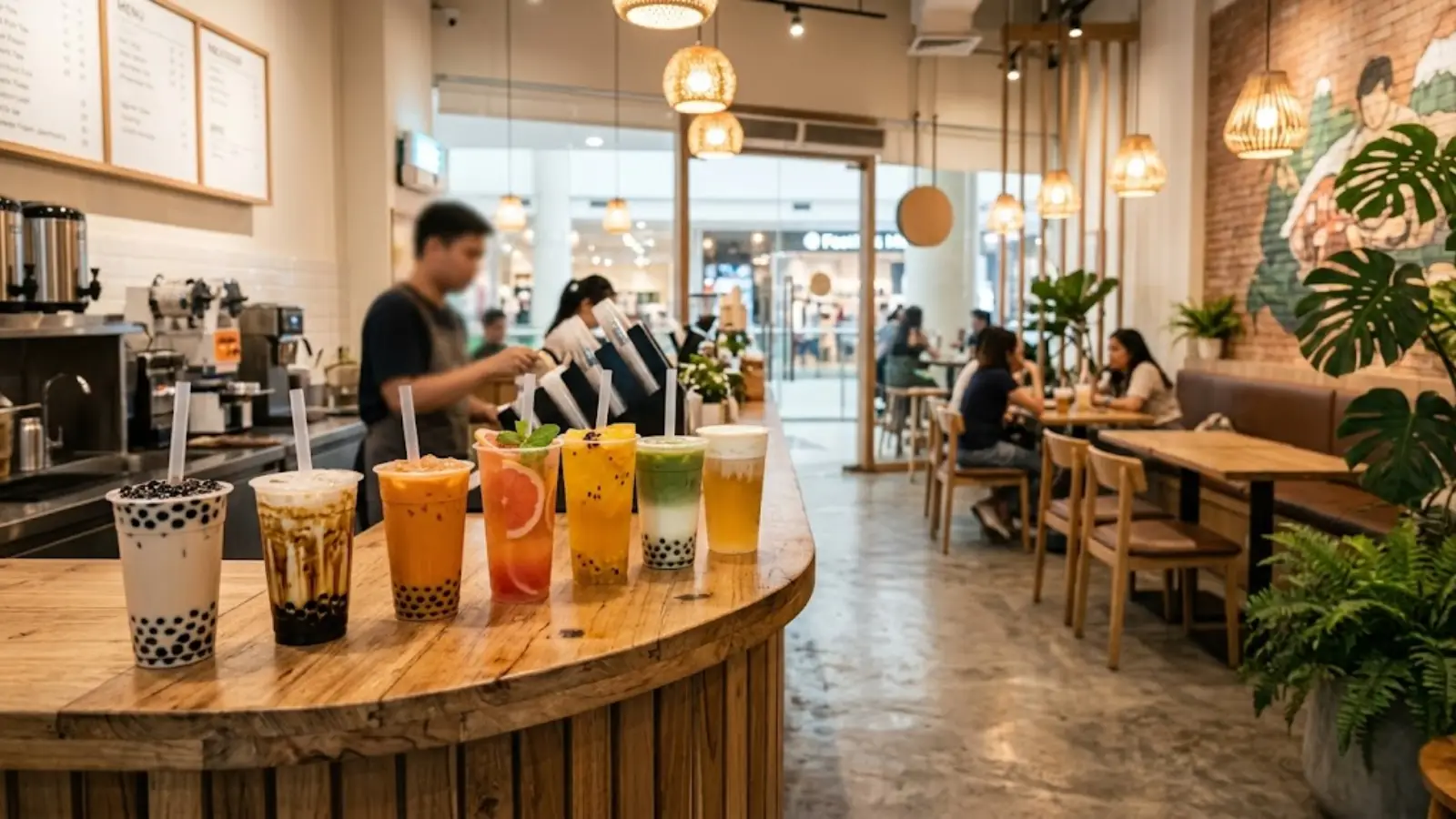 Milk Tea in Festival Mall Banner