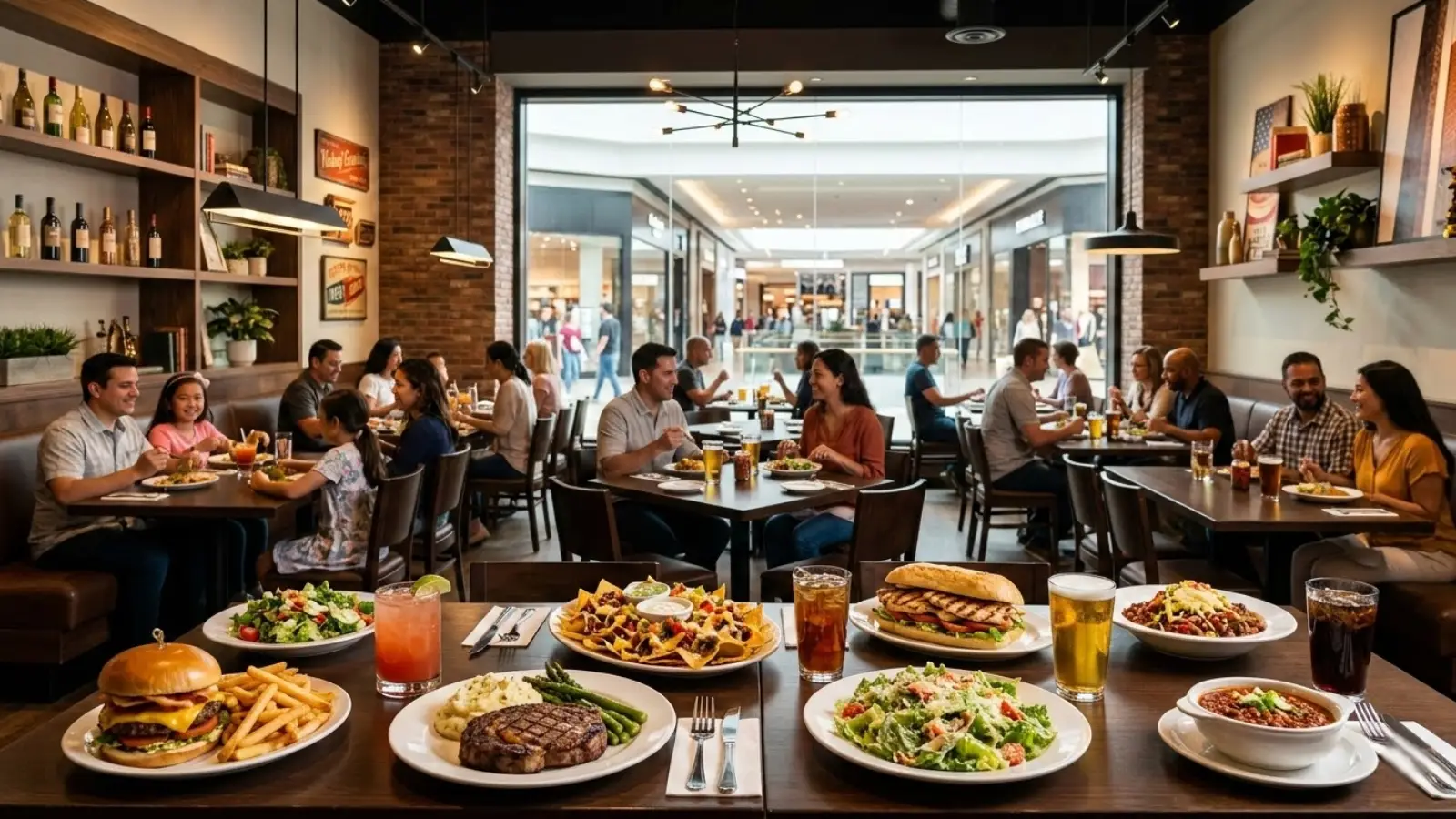 American Restaurants in Gateway Mall Banner