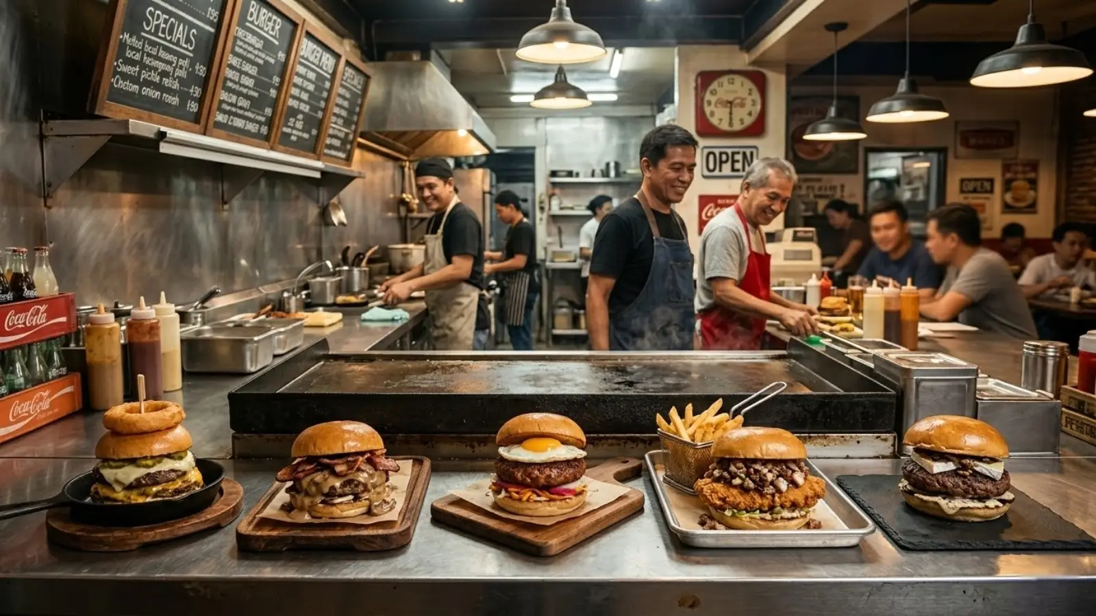 Burger in Gateway Mall Banner