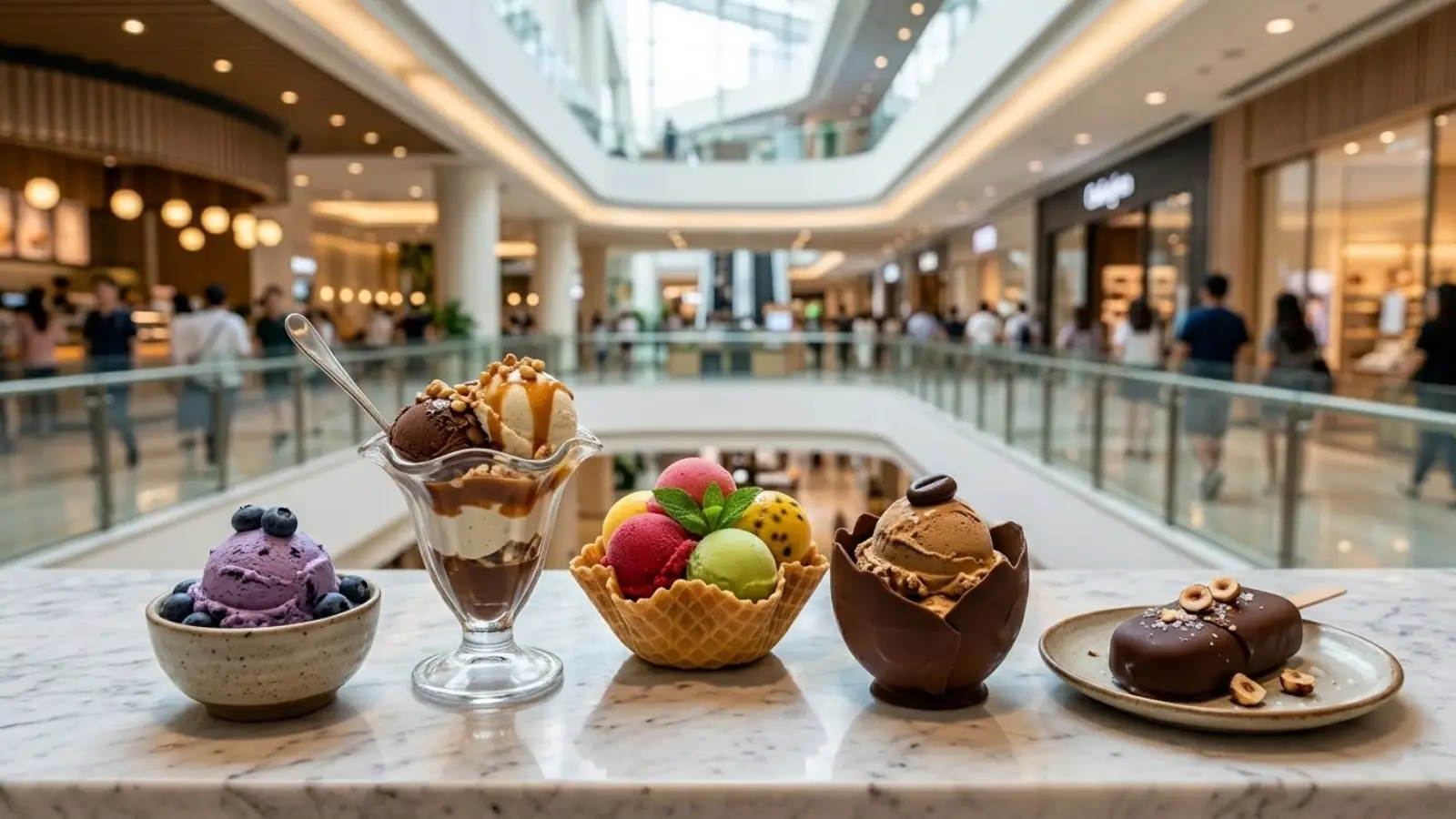 Ice Cream in Gateway Mall Banner