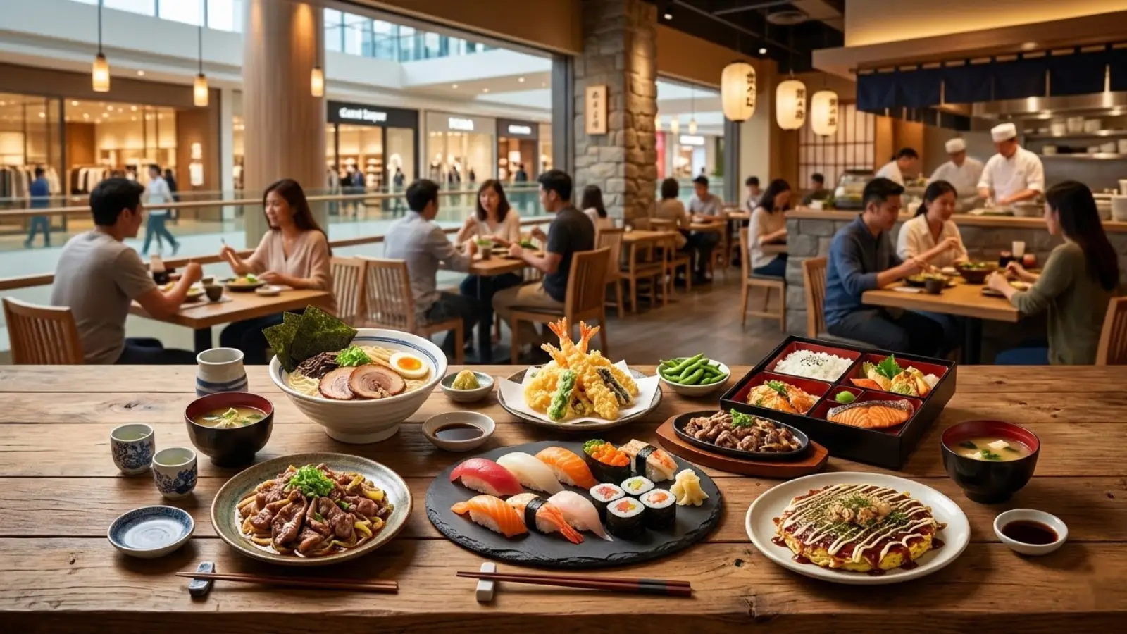 Japanese Restaurants in Gateway Mall Banner