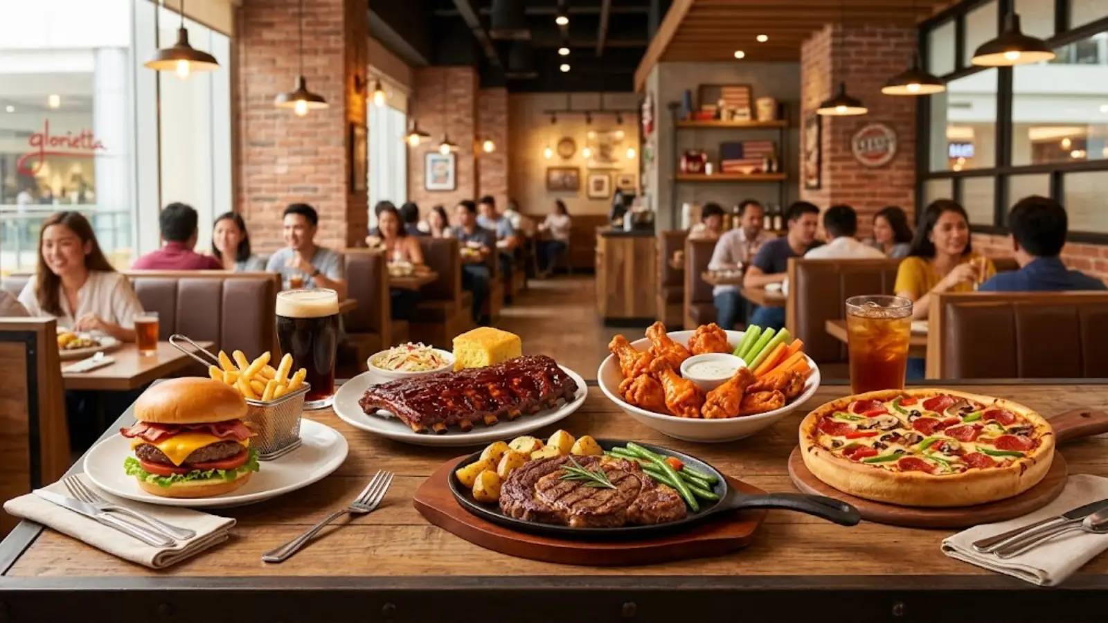 American Restaurants in Glorietta Banner