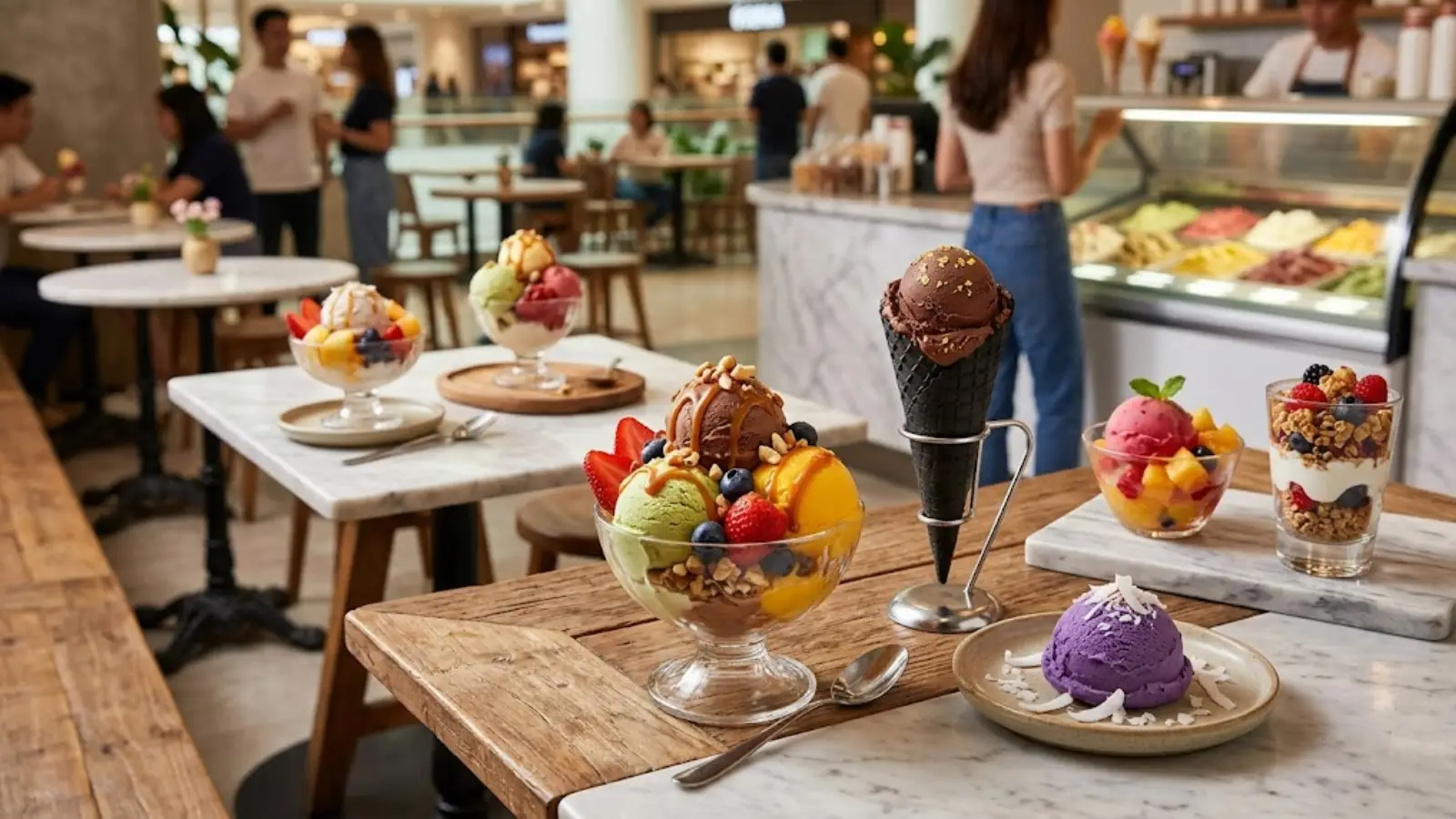 Ice Cream in Glorietta Banner