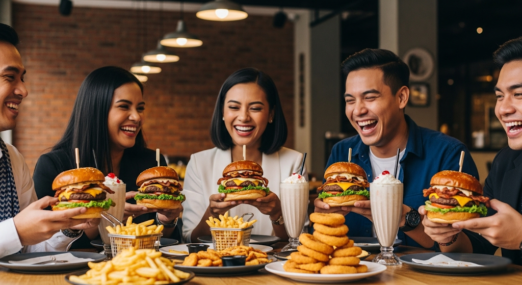 Burger in SM Megamall Banner
