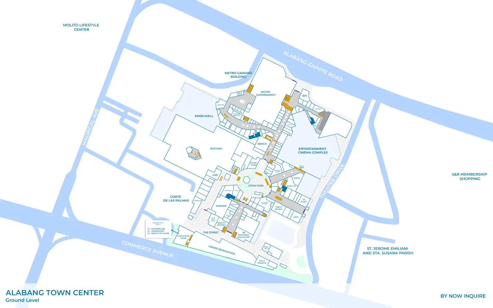 Krispy Kreme in Alabang Town Center Location Map