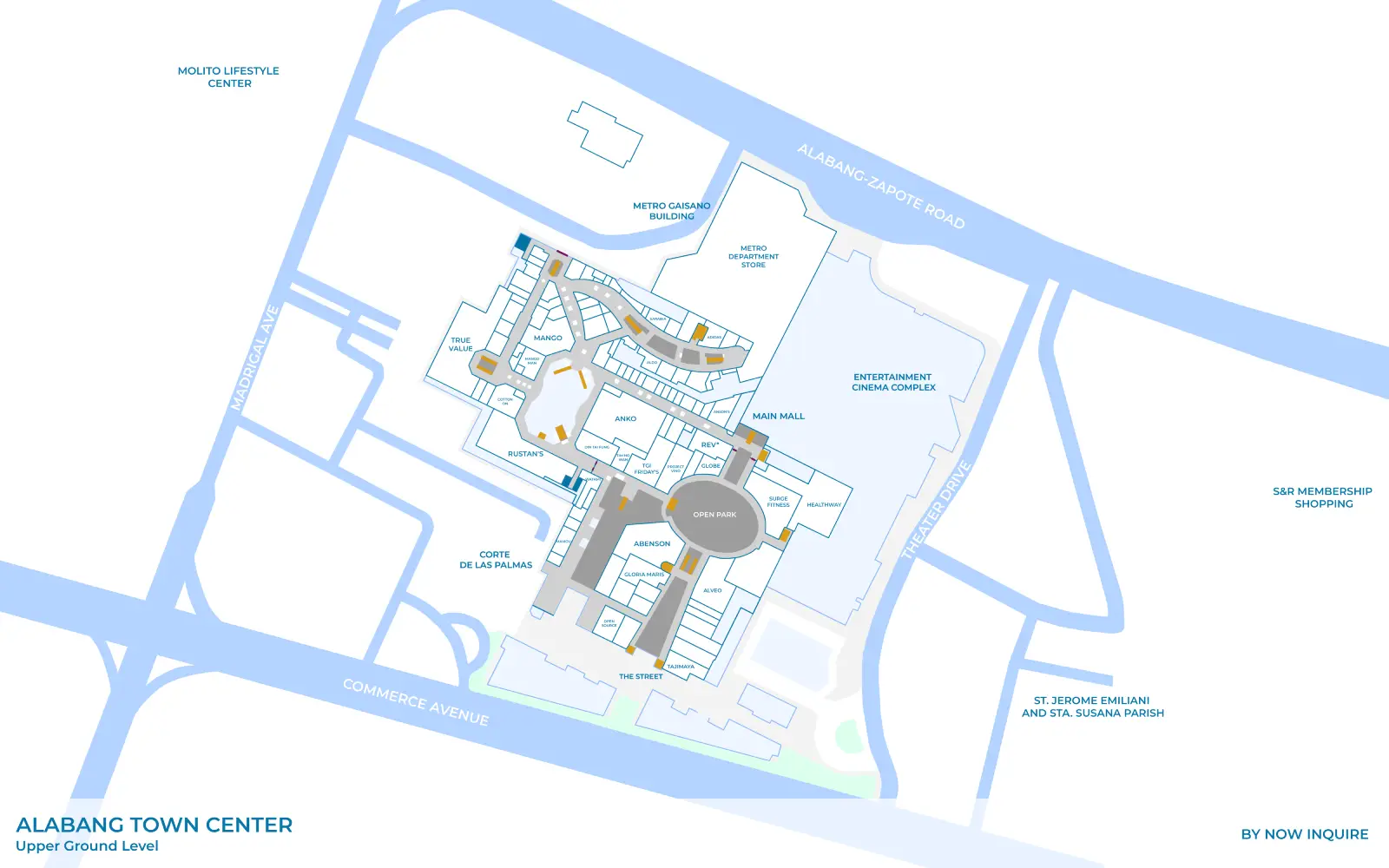 Tim Ho Wan in Alabang Town Center Location Map