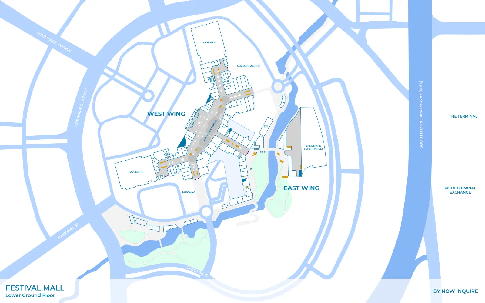 Romantic Baboy in Festival Mall Location Map
