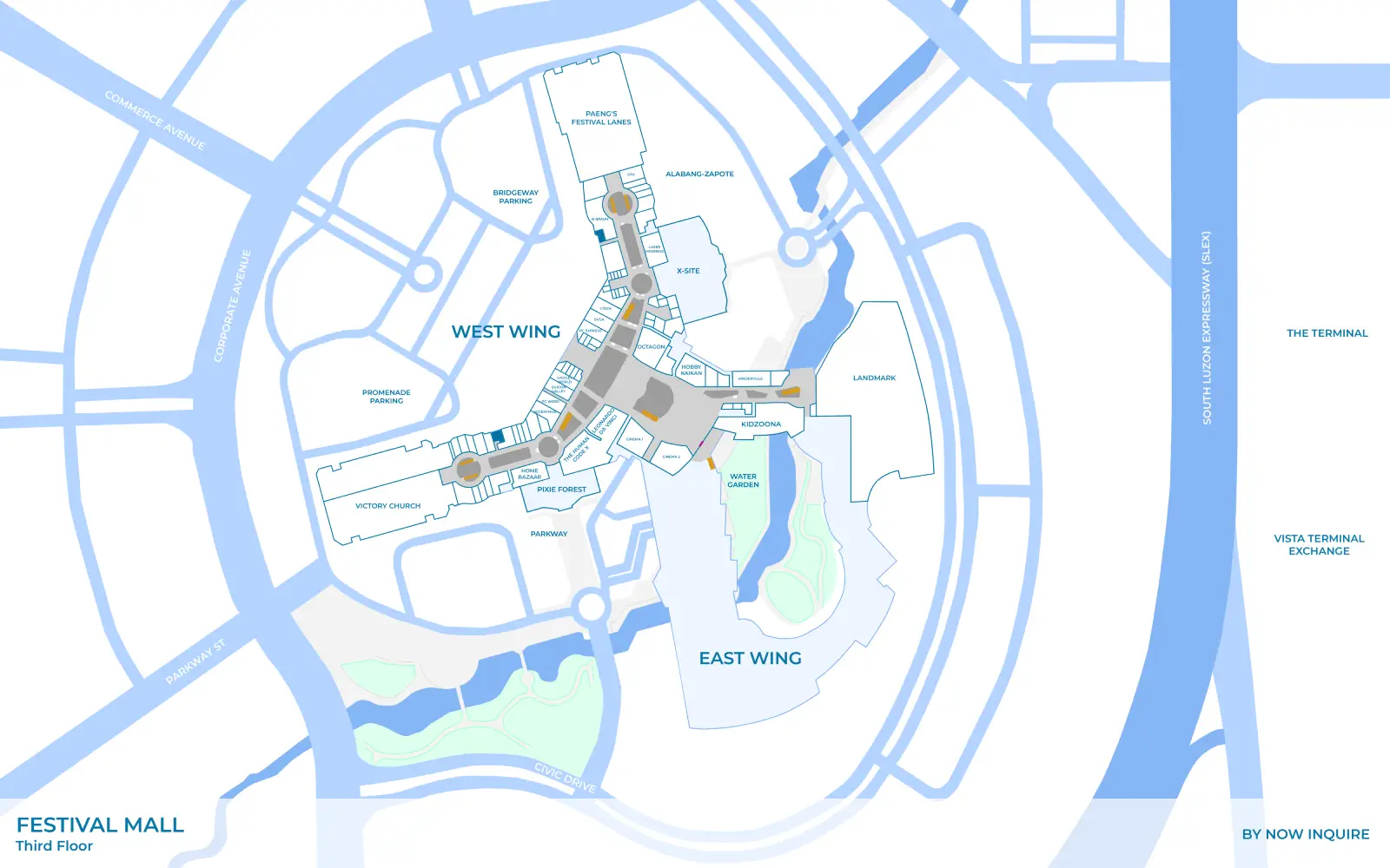 Potato Corner in Festival Mall Location Map