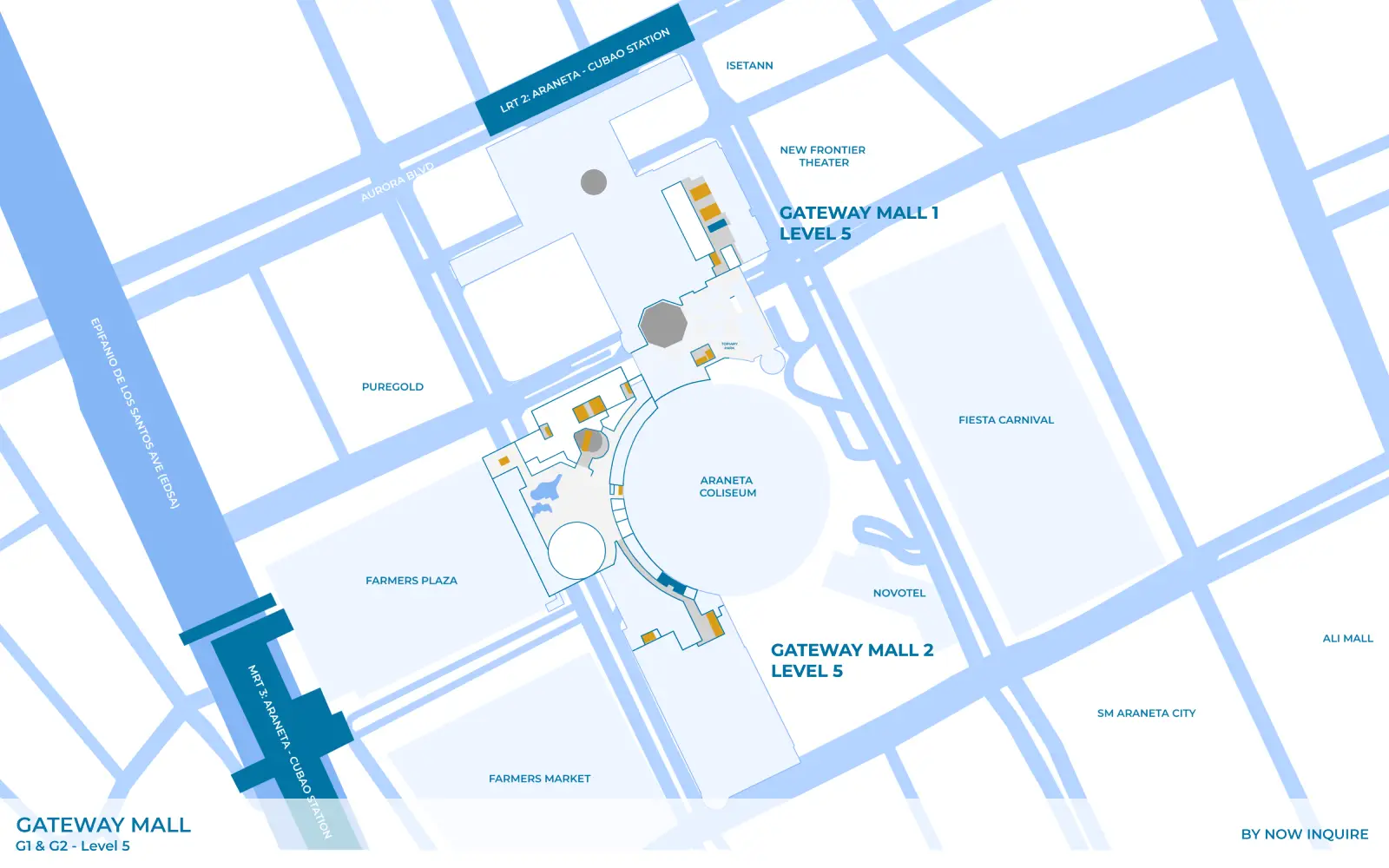 B1t1 Takeaway Coffee in Gateway Mall Location Map