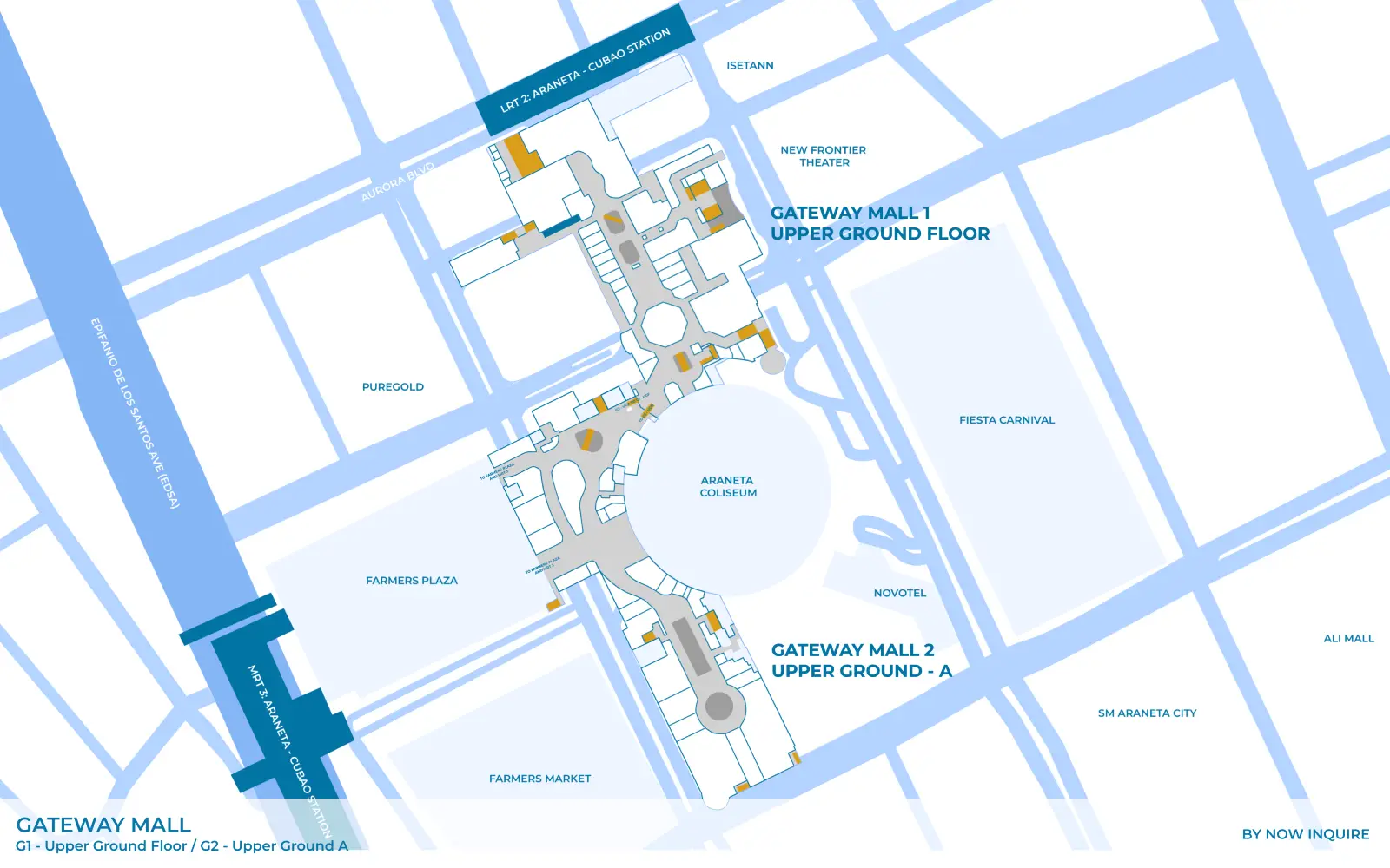 Pound in Gateway Mall Location Map