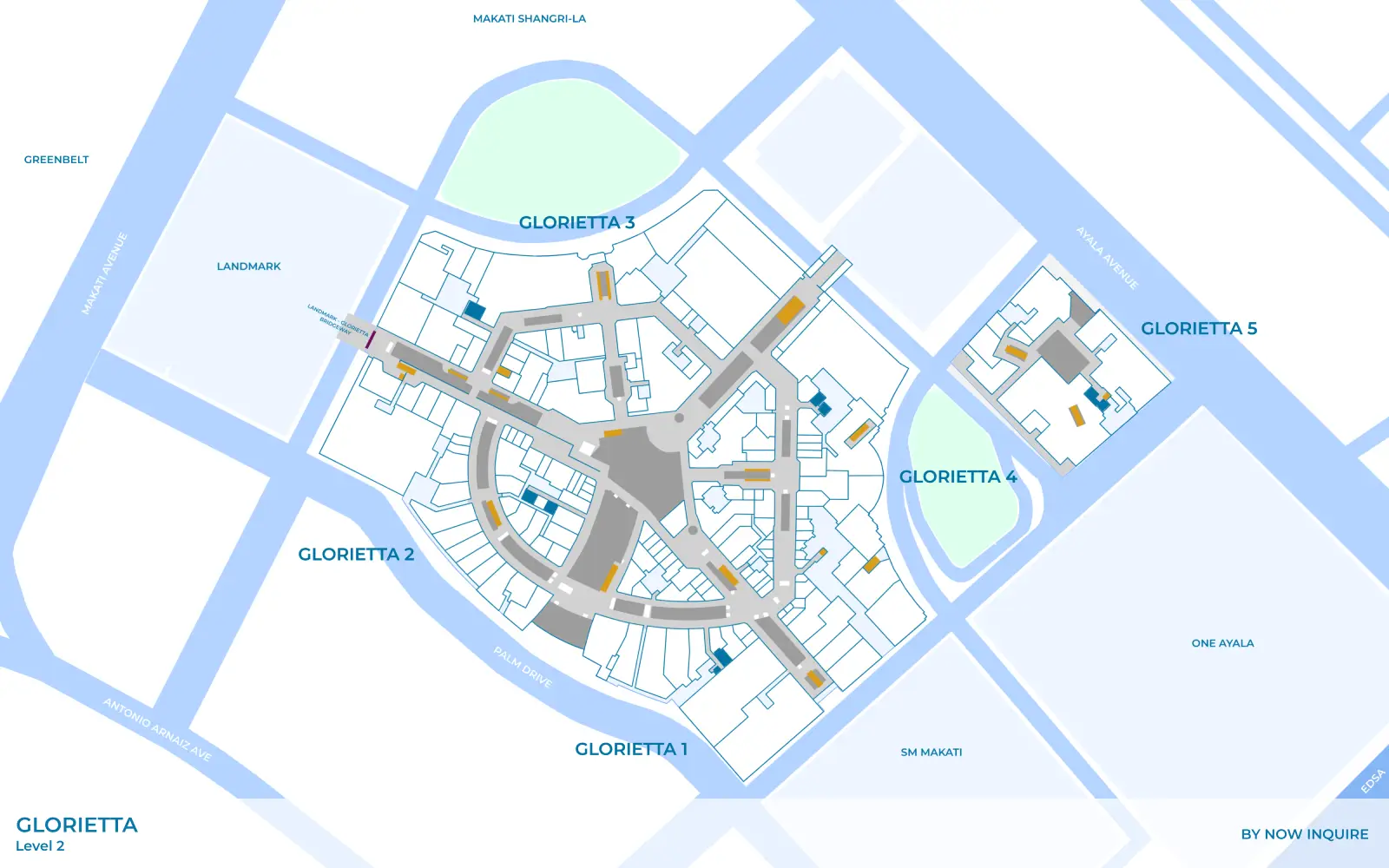 Sakura Japanese Restaurant in Glorietta Location Map