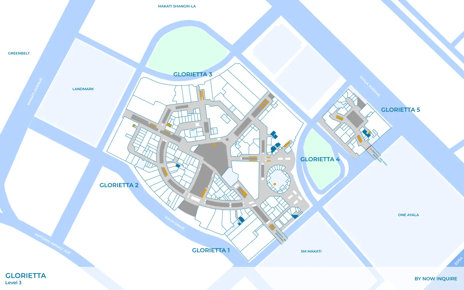 Reyes Barbecue in Glorietta Location Map