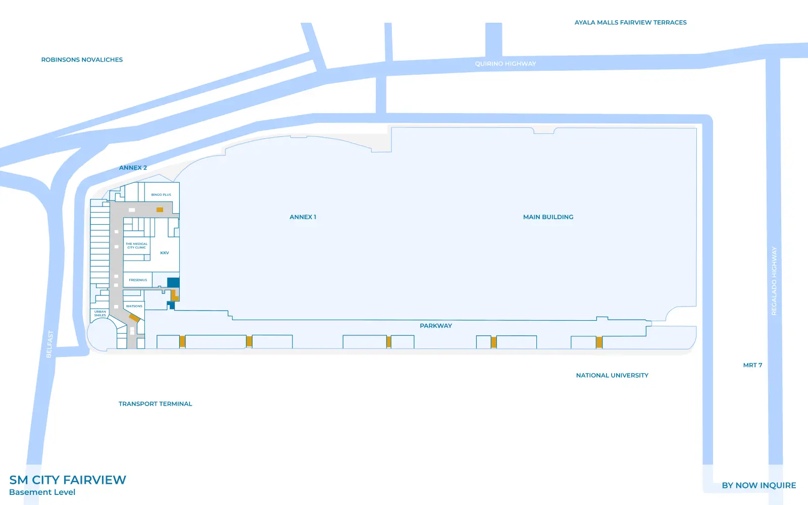 Kyu Kyu Ramen in SM City Fairview Location Map