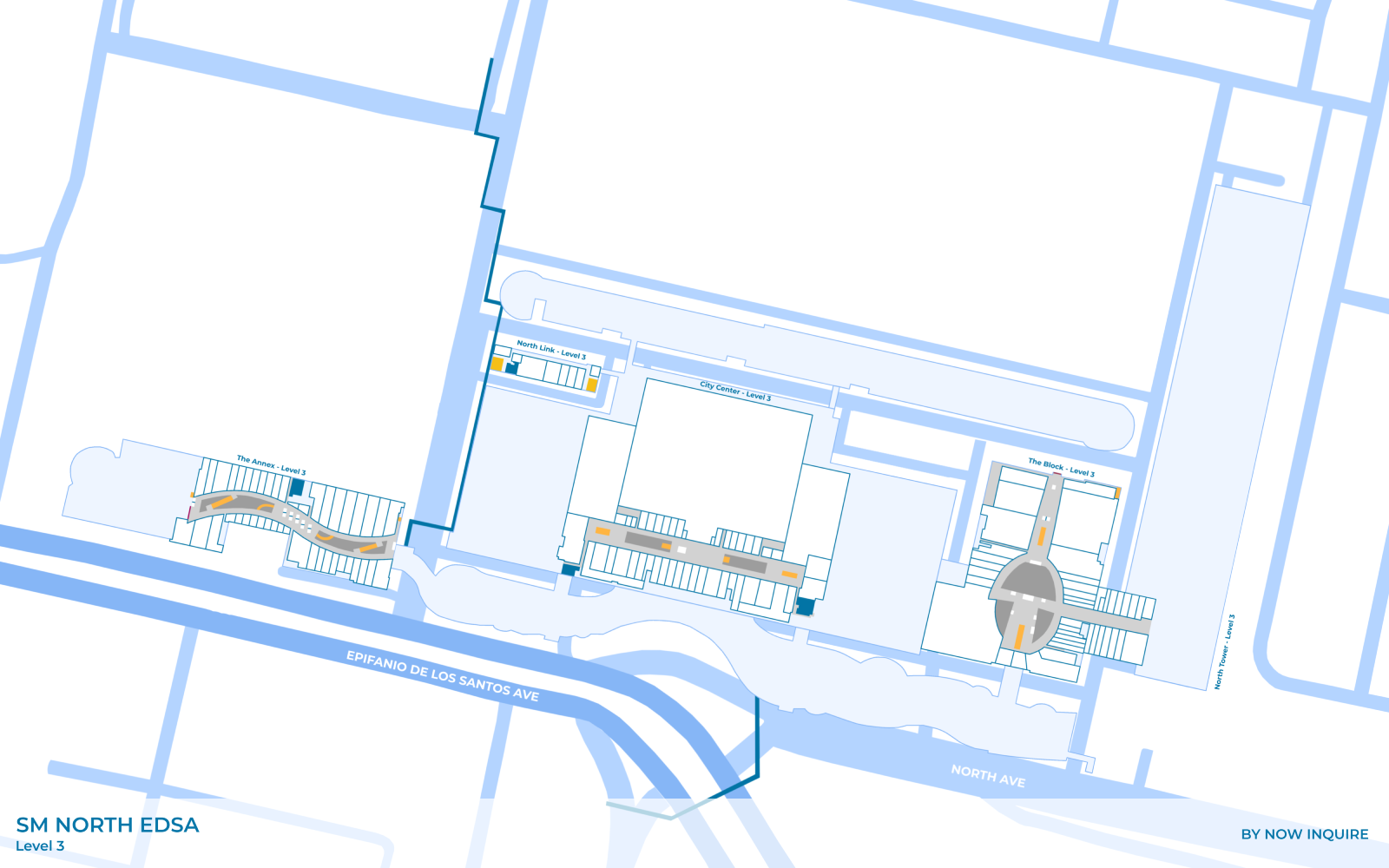 North Park in SM City North EDSA Location Map