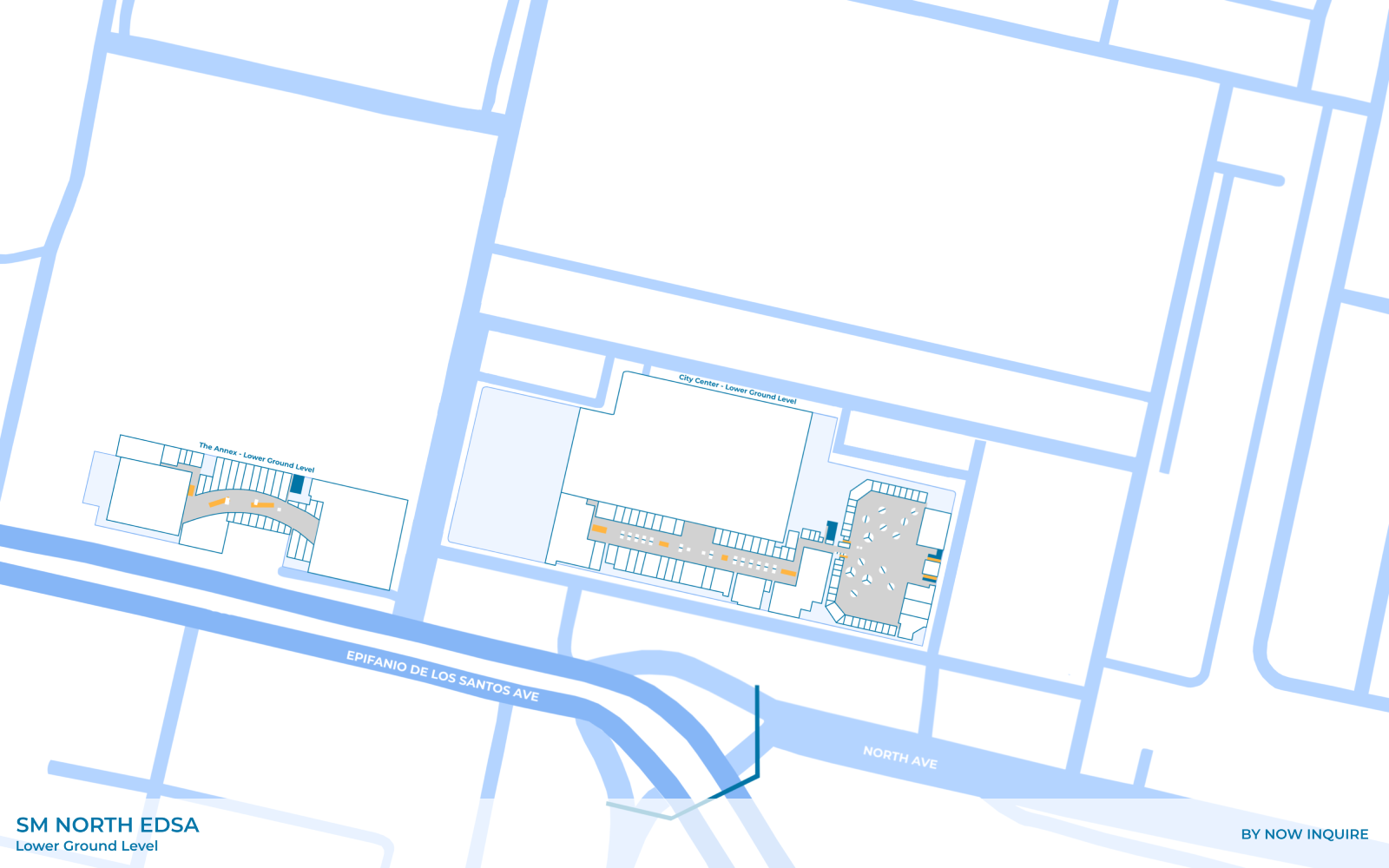 Zagu in SM City North EDSA Location Map