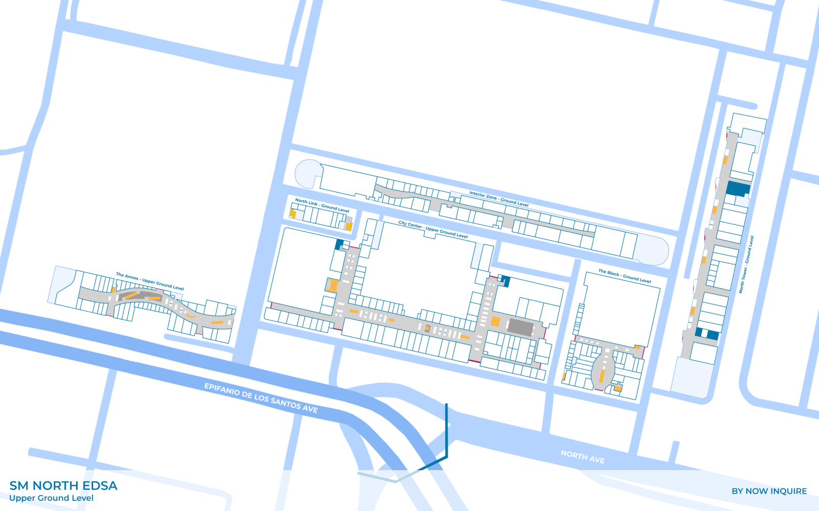 Yowell in SM City North EDSA Location Map