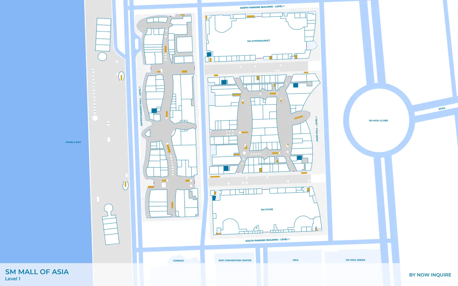 Cobo in SM Mall of Asia Location Map