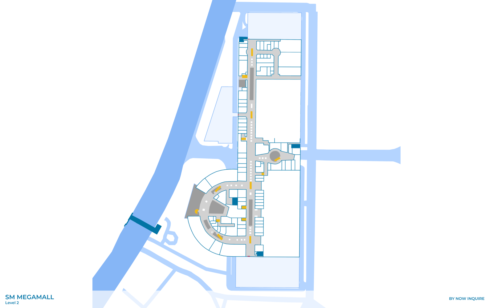 Flaky Co in SM Megamall Location Map