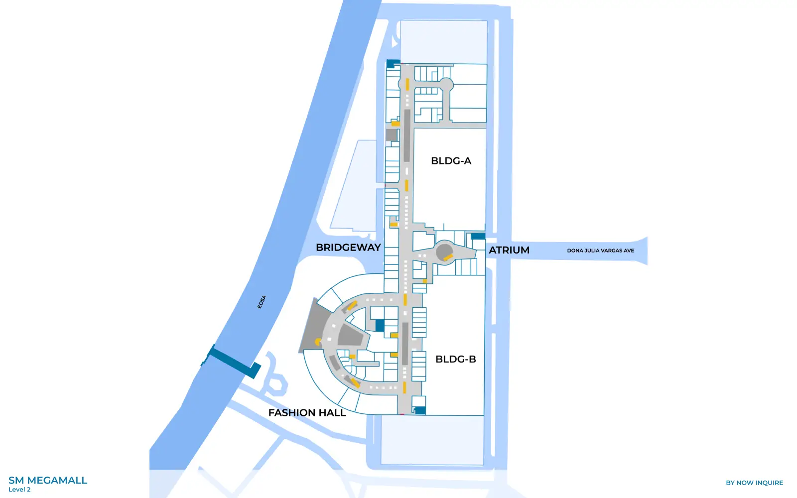 Sweet Blooms in SM Megamall Location Map