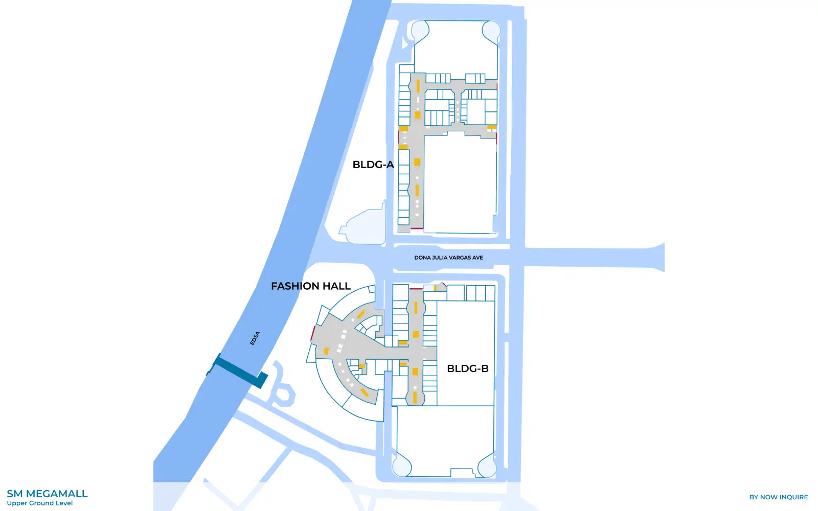 Baguio Country Club in SM Megamall Location Map