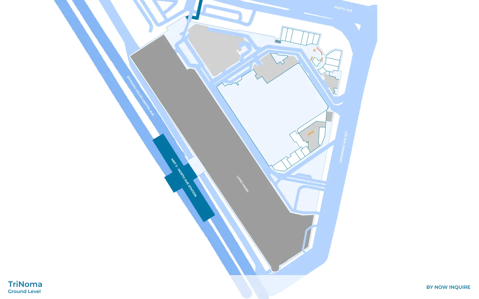 Manam in TriNoma Location Map