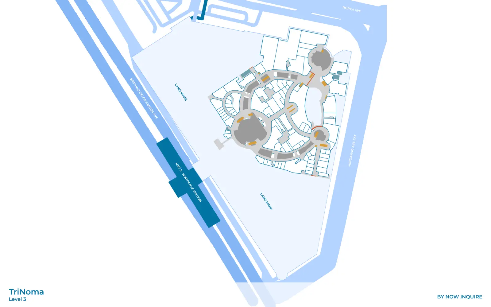 Kurimu in TriNoma Location Map
